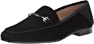 Sam Edelman Women's Loraine Loafer, Black Embossed Velvet, 7.5