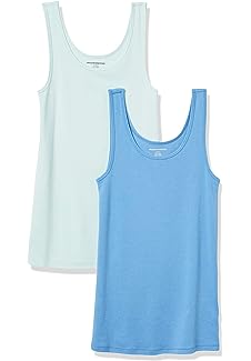 Women''s Slim-Fit Tank, Pack of 2