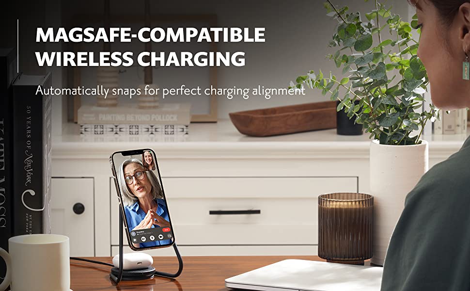 MAGSAFE-Compatible Wireless Charging