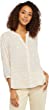 NYDJ Women's Blouse W/Pleated Back