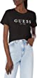 GUESS Women's 1981 Rolled Cuff Short Sleeve Tee