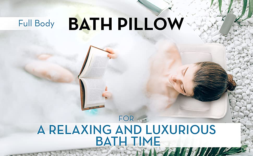 full body bath pillow