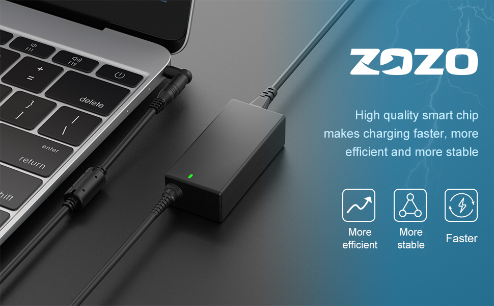 high quality smart chip makes charging faster, more efficicent and more stable