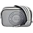 Marc Jacobs H1285L01RE21 The Flash Rock Grey/Black With Silver Hardware Women's Leather Crossbody Bag