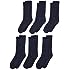 Jefferies Socks Boys' Little Seamless Half Cushion Sport Crew Socks 6 Pair Pack