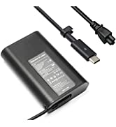 65W 45W USB Type C AC Power Adapter Laptop Charger for Dell XPS 13 9380 9370 9365 9360 9350, Dell...