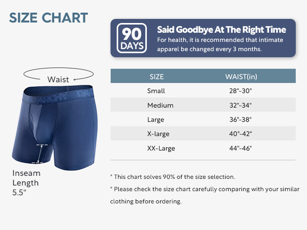 fit well size chart