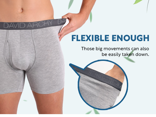 flexible boxer briefs waistband