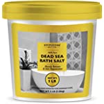 Aromasong Dead Sea Salts for Soaking - 5 Lb. Fine Grain Bath Salt Soak in Bucket