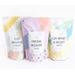 Musee Therapy Bath Soak Set - All Natural Bath Salt Set with Refreshing Scents | Paraben-Free &amp; Sulfate-Free Bath Sea Salts | Hand Made in USA | 3 Pack