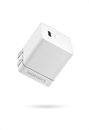 DIGIFORCE USB C Wall Charger - 20W USB-C Power Adapter Type C PD Fast Charger Block for iPhone 13/12/11 /Pro Max, XS/XR/X, iPad Pro, AirPods Pro, Samsung Galaxy and More