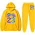 The Fresh Prince of Bel-Air Men Women Hip Hop 2 Piece Sweatshirt Sweatpant Set Hoodies Tracksuit