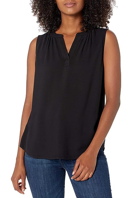 Women's Sleeveless Woven Shirt