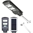 200w Solar Street Lights Outdoor Flood Lights Dusk to Dawn Security Lights 6500k High Lumen Solar Powered Waterproof for Parking Lot Wall Garage Lamp