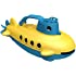 Green Toys Submarine - BPA, Phthalate Free Blue Watercraft with Spinning Rear Propeller Made from Recycled Materials. Safe To