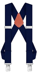 navyblue suspenders for men