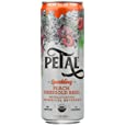 Petal Sparkling Water, Peach Marigold Basil, 12 Ounce Can (Pack of 12)