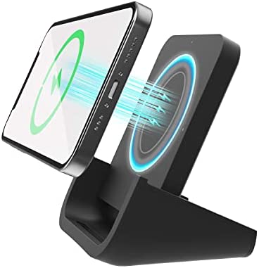 Fast Wireless Charger COVIXXIO 10W Wireless Charging Stand Qi-Certified Compatible with iPhone 13 12 11 Pro XR XS 8 Plus Galaxy S20 S10 Note 20 10 Google LG and Other Qi-Enable Phones (Black)