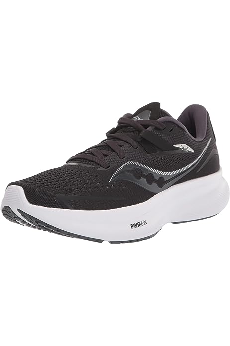 Women's Ride 15 Running Shoe, Black/White, 7.5