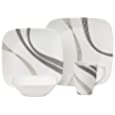 Corelle Boutique Square Urban Arc 16-Piece Dinnerware Set, Service for 4