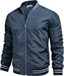 COOFANDY Men's Bomber Jackets Lightweight Windbreaker Full Zip Varsity Jacket Casual Active Coat Outwear