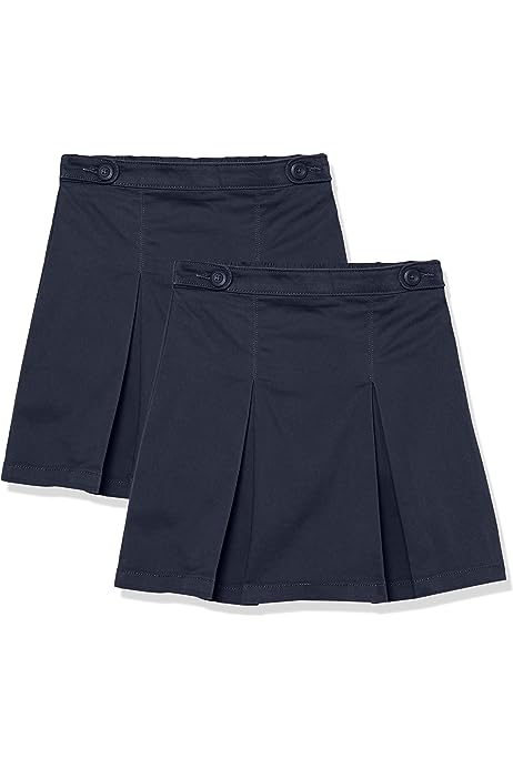 Girls' Uniform Scooter Skorts, Pack of 2