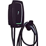 Electrify America Electric Vehicle (EV) Charger, Level 2, WiFi Enabled, 16 to 40 Amp, 240V, UL Listed, Energy Star, Indoor/Outdoor, 24-Foot Cable, NEMA Plug, Remote Access, App Control