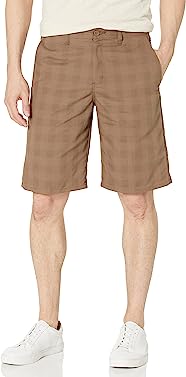 Dickies Men's Flex Regular Fit Plaid Flat Front 11in Shorts