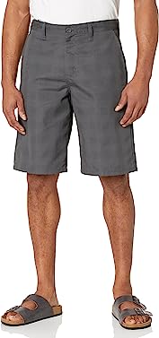 Dickies Men's Flex Regular Fit Plaid Flat Front 11in Shorts