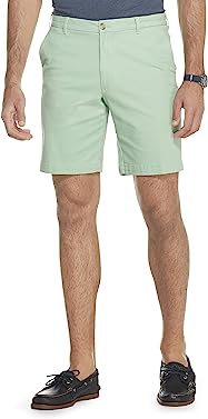 IZOD Men's Big & Tall Saltwater Flat Front Chino Short