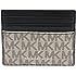 Michael Kors Men's Cooper Tall Card Case Wallet Hemp/Brown