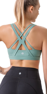 Supportive Criss-Cross Back Sports Bra