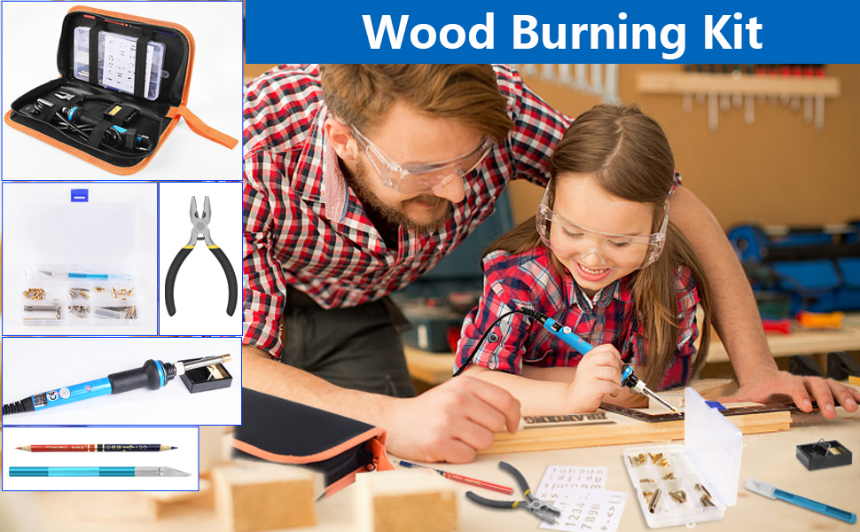 Wood Carving Burn Tool Set