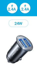 4.8A car charger