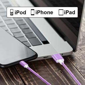 iPhone charger cord purple