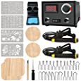 FIRElood Pyrography Wood Burning Kit Professional Wood Burner Tool Dual Pen