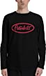 Peterbilt Men's Long-Sleeve Top Sport Style Pullover Cotton Tee Tops Black