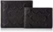 Coach Men's Coin Wallet, Black, One Size