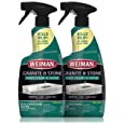 Weiman Disinfectant Granite Daily Clean &amp; Shine 32 Ounce (2 Pack) Safely Clean Disinfect and Shine Granite Marble Soapstone Quartz Quartzite Slate Limestone Corian Laminate Tile Countertop