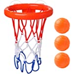 Bath Toys for Kids Ages 2-8,Kids Basketball Hoop Bath Toys for Toddlers Age 2-7 Toddler Bath Toys Gifts for 1-6 Year Old Boys Girls