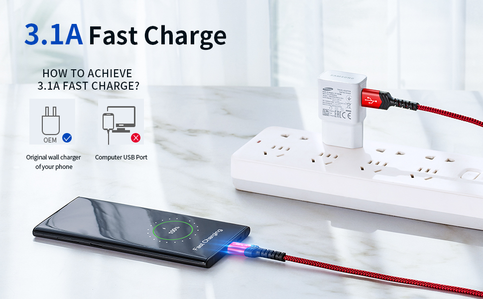 usb c cable fast charging