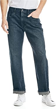 Nautica Men's Loose Fit 5 Pocket Jean Pant