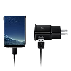 USB Type C Charger Cable and Adaptive Fast Charging Wall Charger Adapter Kit