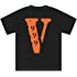 Nhicdns V Shirt Hip Hop V Letter Short Sleeve T-Shirt Crew Neck Causual Cotton Tops for Men Women Youth