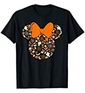 Disney Minnie Mouse Halloween Ghosts Pumpkins Spiders T-Shirt