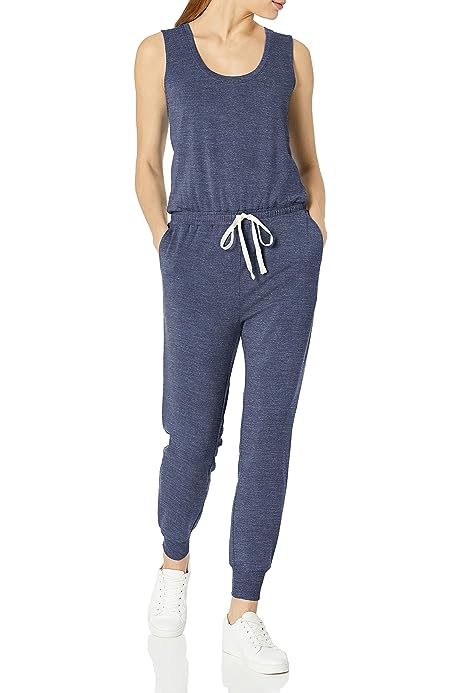 Women's Studio Terry Fleece Jumpsuit (Available in Plus Size)