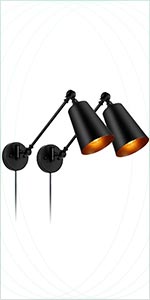 Adjustable Wall Light Fixtures E26 Base