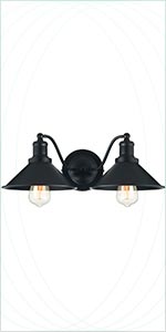 2－Light Vanity Light Wall Sconce