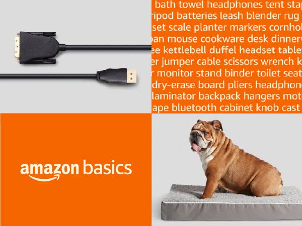 Amazon Basics products for home improvement, office, school, pets, auto, kitchen, computer and more