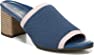 Vionic Women's Papaya Fleur Heeled Knitted Sandal - Supportive Ladies Sandals That Include Three-Zone Comfort with Orthotic Insole Arch Support, Medium Fit Sandals for Women